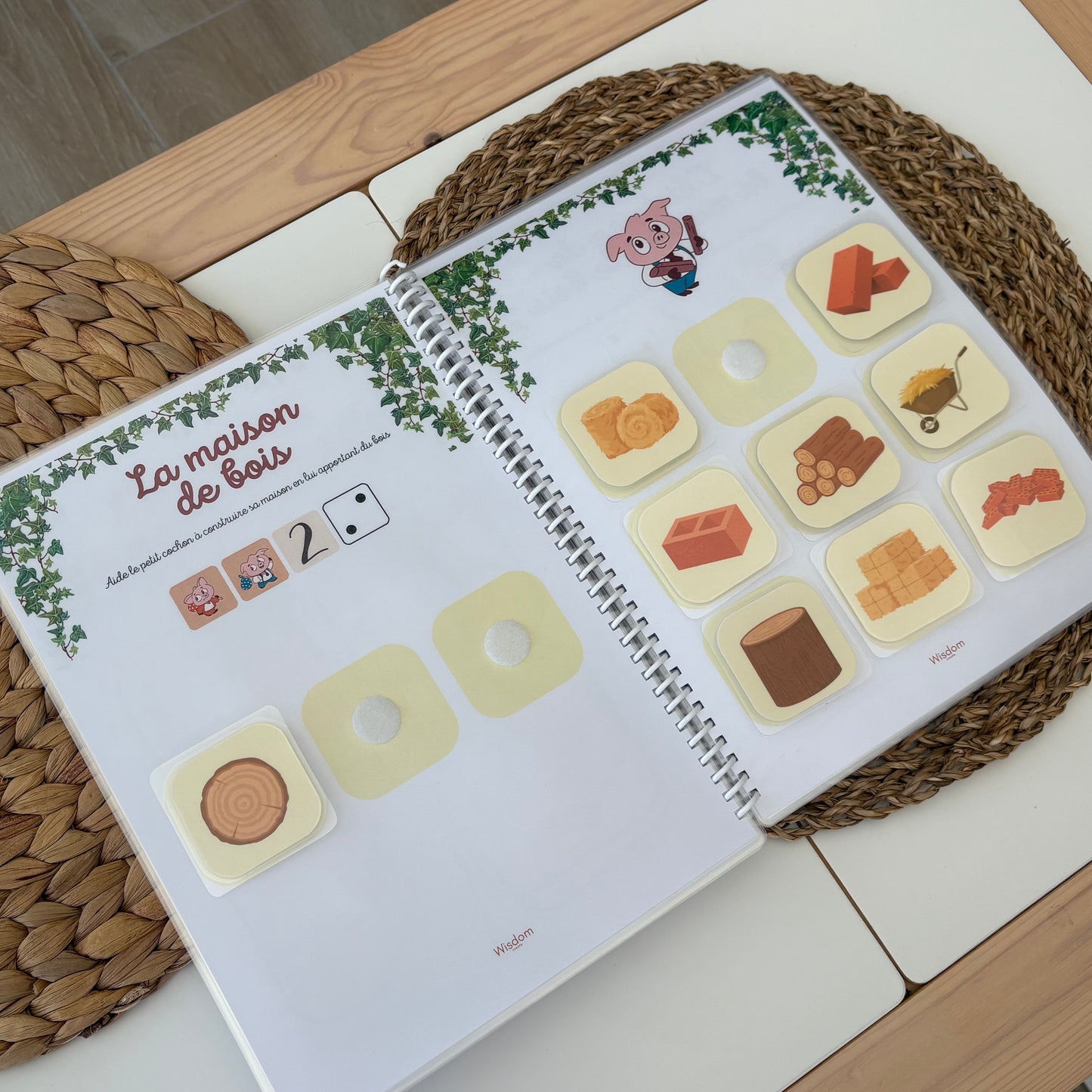 Learn book : Les trois petits cochons