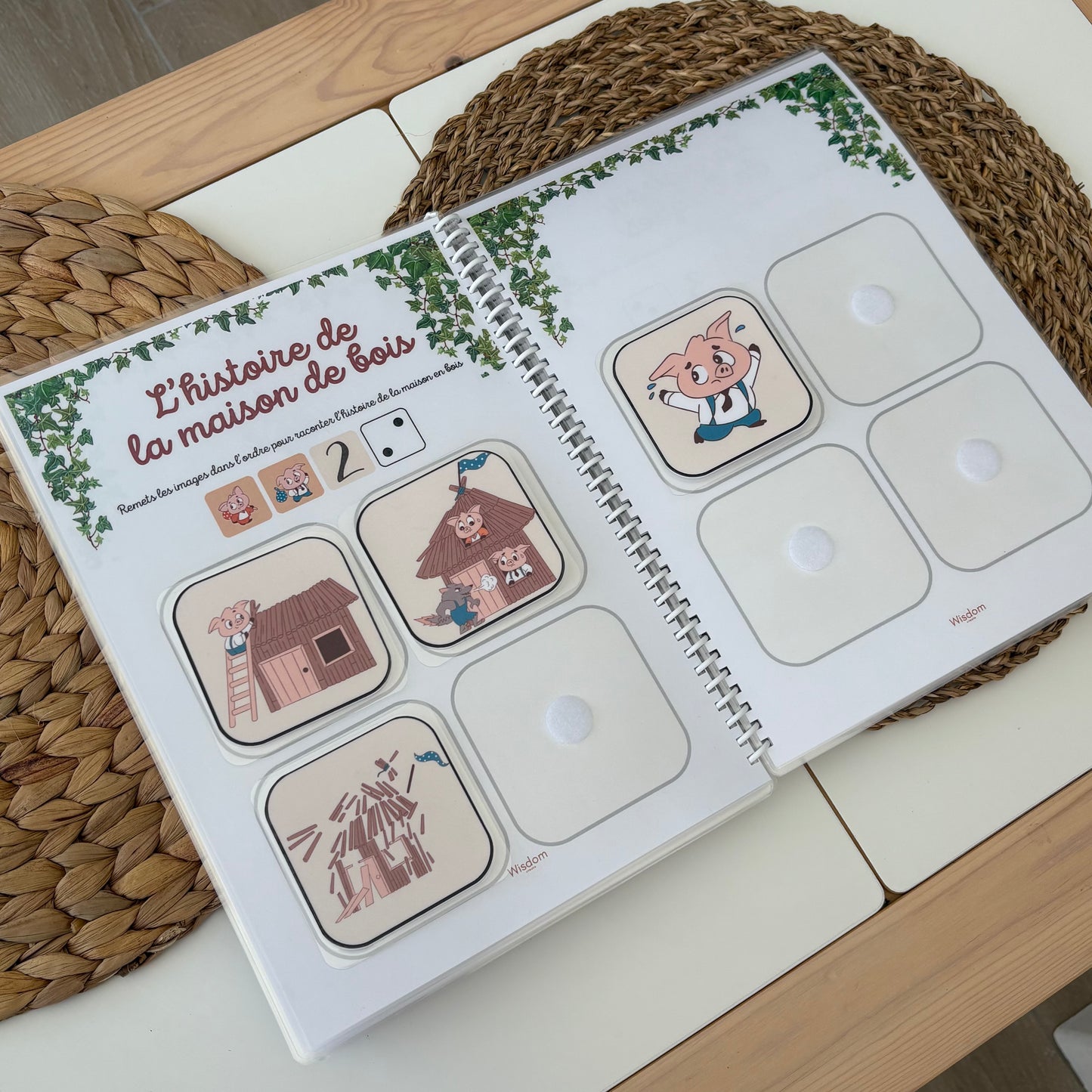 Learn book : Les trois petits cochons