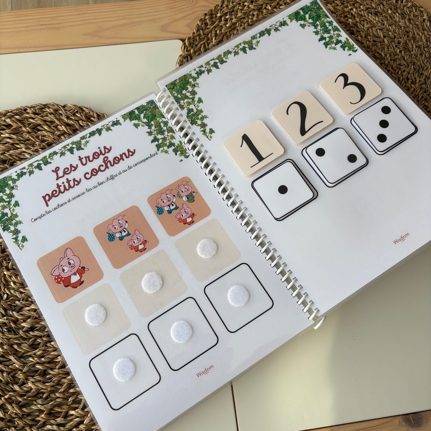 Learn book : Les trois petits cochons