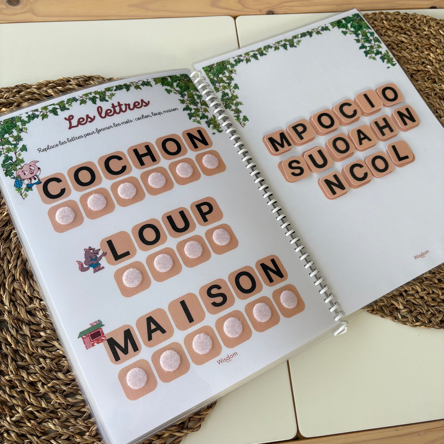 Learn book : Les trois petits cochons