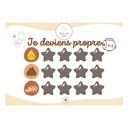 Daily & Routine : Je deviens propre