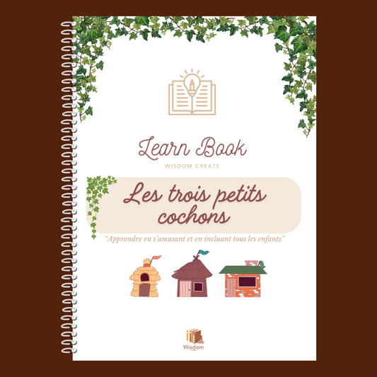 Learn book : Les trois petits cochons