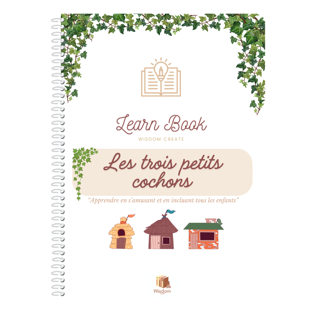 Learn book : Les trois petits cochons